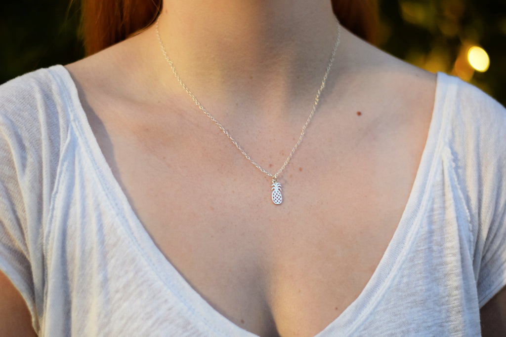 Collier Ananas – Bijoux en argent sterling
