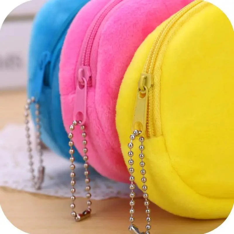 Trousse à Crayons Rose pour Étudiants Sac à Stylos Coloré de Dessin Animé avec Fermeture Éclair pour Filles Garçons Organisateur de Papeterie Scolaire Trousse de Maquillage