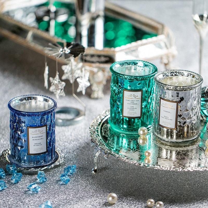 Bougie parfumée aux huiles essentielles, cire de coco naturelle, sans fumée, 100% coco, coulée à la main, très parfumée, apaise les nerfs, tasse en verre, bougie aromatique, cadeau d'anniversaire