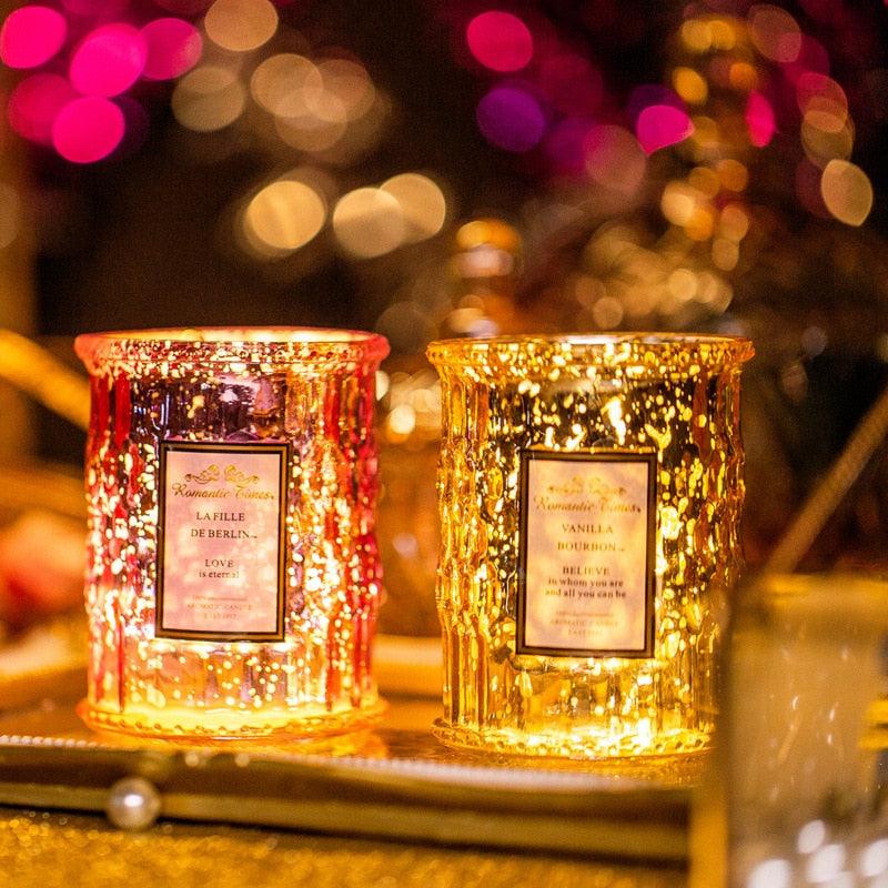 Bougie parfumée aux huiles essentielles, cire de coco naturelle, sans fumée, 100% coco, coulée à la main, très parfumée, apaise les nerfs, tasse en verre, bougie aromatique, cadeau d'anniversaire