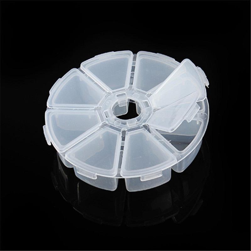 Boîtes à bijoux en plastique Boîte à outils en plastique Boîte de rangement pour travaux manuels réglable Perles Bracelet Boîtes à bijoux portables 10 compartiments Boîte de rangement en plastique transparent Organisateur de bijoux Récipient