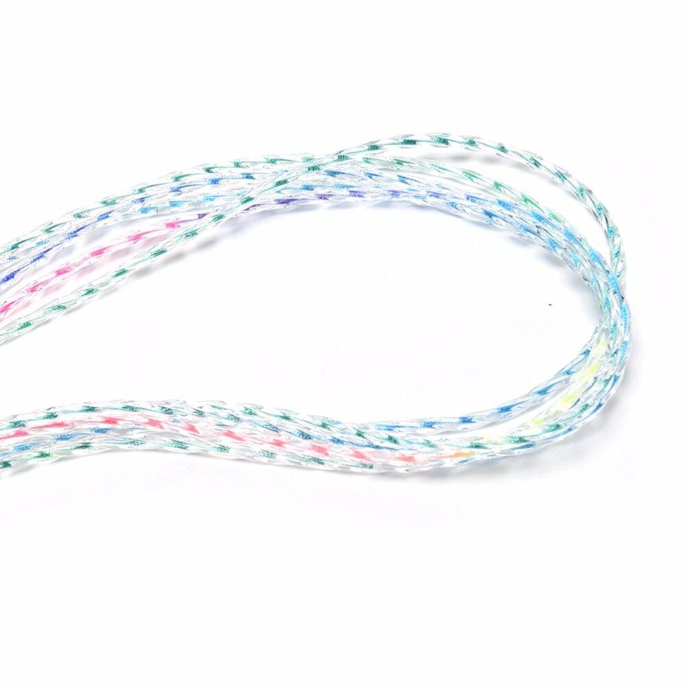 Corde à sauter en plastique pour le fitness, l'exercice, la gym, l'entraînement, la boxe, la vitesse sportive, corde à sauter simple, corde à sauter perlée souple pour enfants et adultes, corde à sauter segmentée en plastique de 2 m