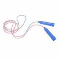 Corde à sauter en plastique pour le fitness, l'exercice, la gym, l'entraînement, la boxe, la vitesse sportive, corde à sauter simple, corde à sauter perlée souple pour enfants et adultes, corde à sauter segmentée en plastique de 2 m