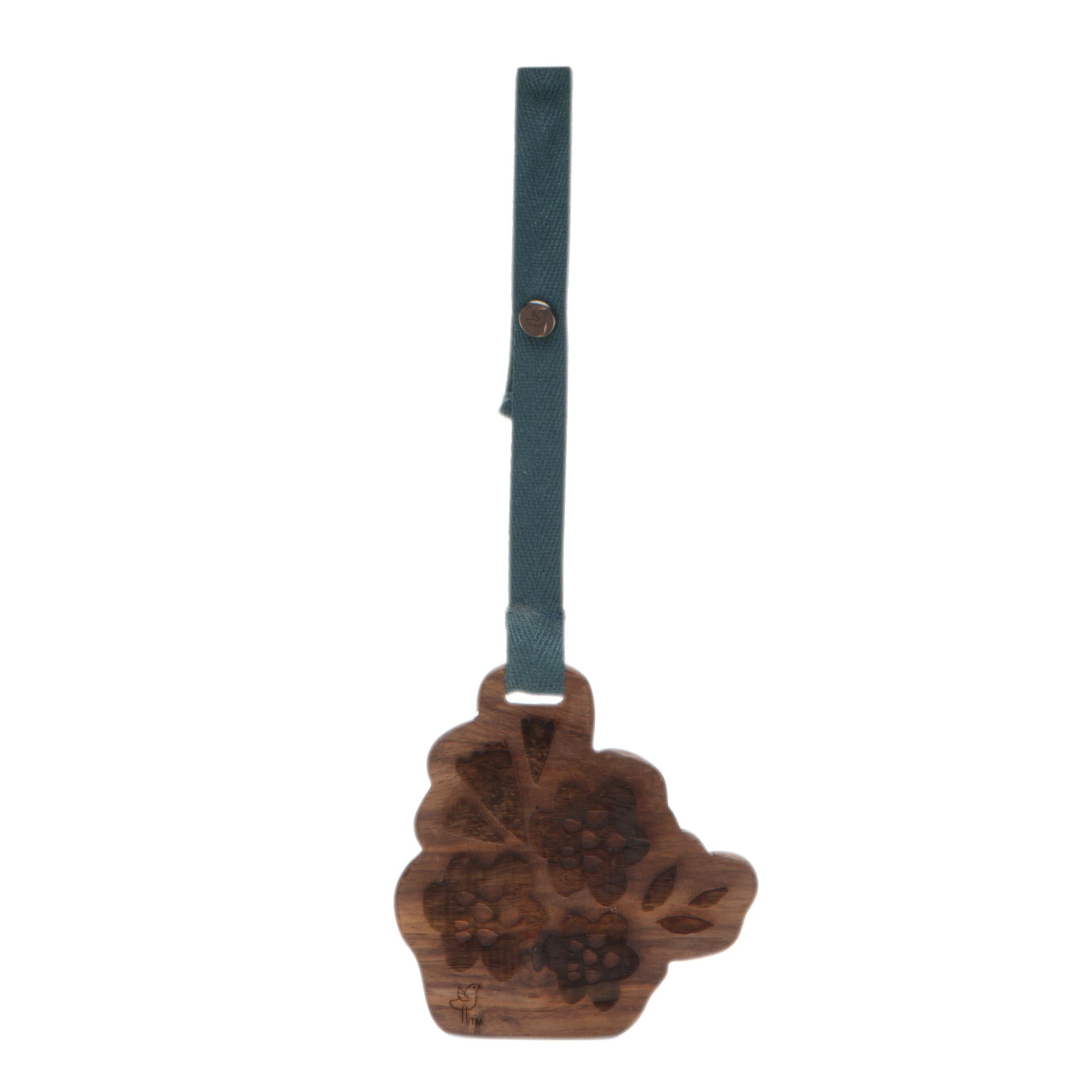 wood doll | flowers pewter