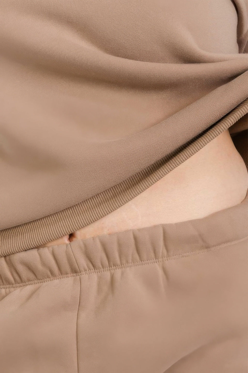 Pantalon de jogging en molleton à taille élastique grande taille