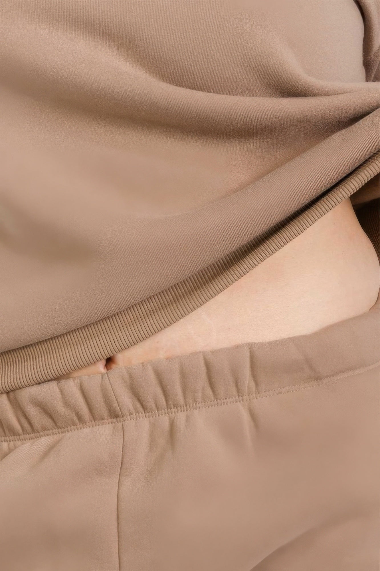 Pantalon de jogging en molleton à taille élastique grande taille
