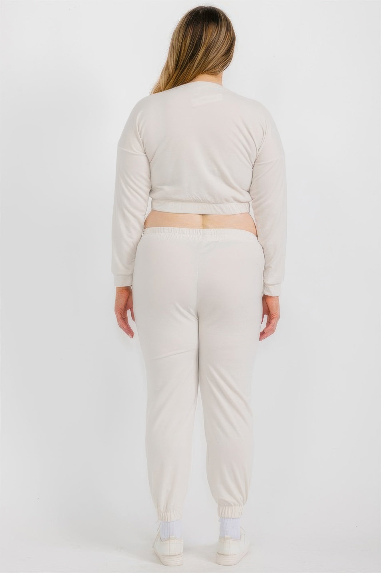 Ensemble pull et jogging en molleton grande taille