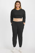 Ensemble pull et jogging en molleton grande taille