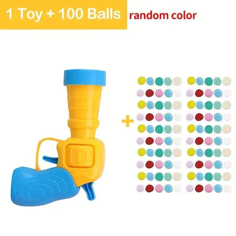Pistolet tireur de balles en peluche