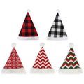 Bonnet de Noël tricoté en peluche