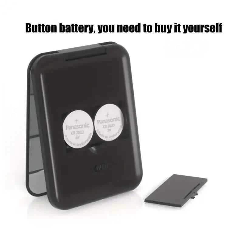 Miroir de poche, miroir de maquillage de voyage compact à LED avec grossissement 1X/3X