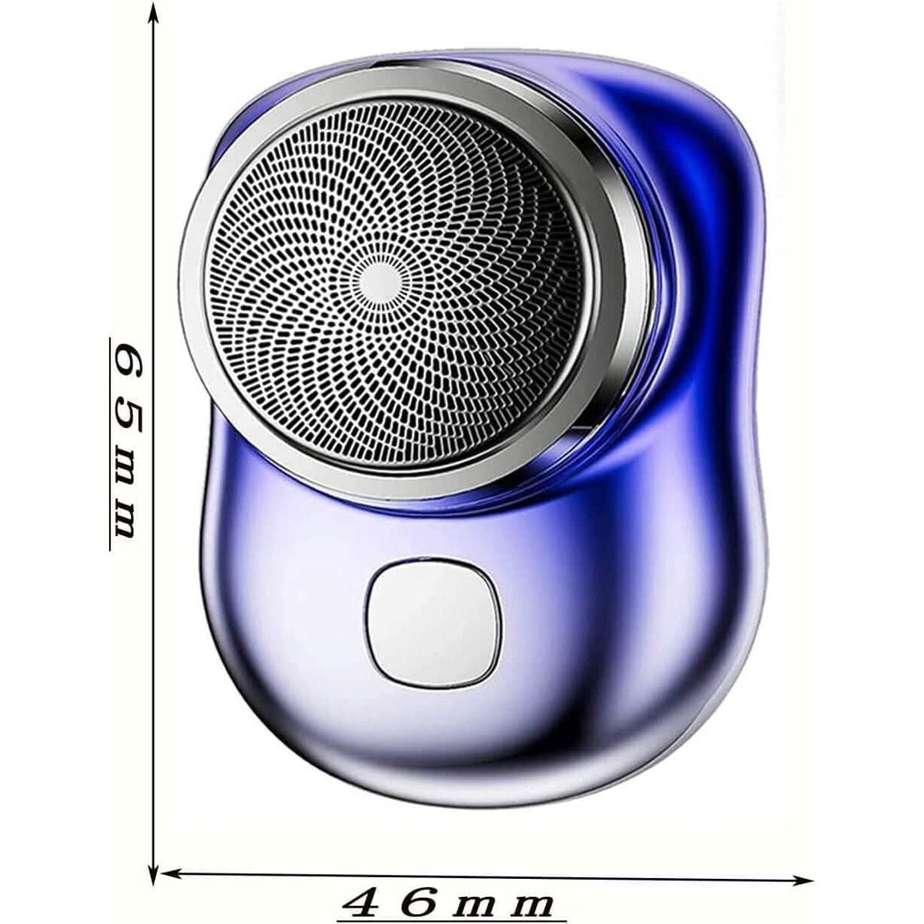 Rasoir Électrique Portable Format Poche Rasoir Homme Étanche Rechargeable USB