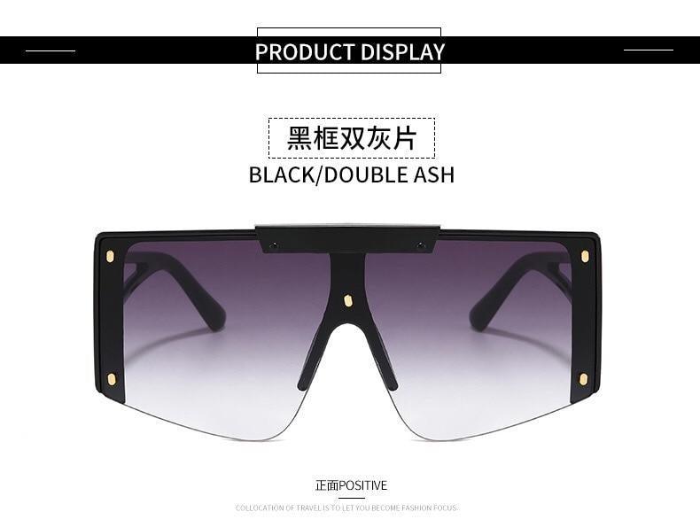 Lunettes de soleil polarisées pour port sur lunettes de vue, avec protection UV 100 %, design classique, grande taille, pour hommes et femmes, avec protection contre le vent et le sable, lunettes connectées pour hommes et femmes