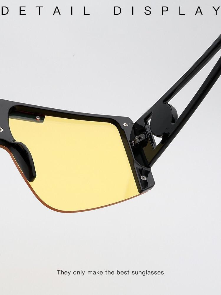 Lunettes de soleil polarisées pour port sur lunettes de vue, avec protection UV 100 %, design classique, grande taille, pour hommes et femmes, avec protection contre le vent et le sable, lunettes connectées pour hommes et femmes