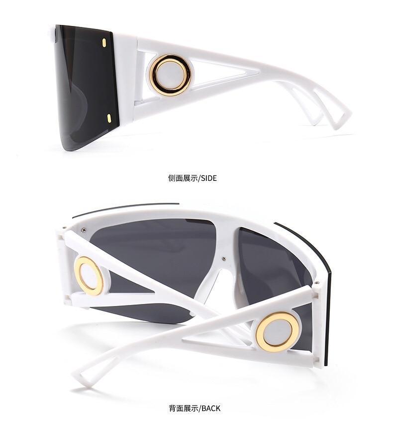 Lunettes de soleil polarisées pour port sur lunettes de vue, avec protection UV 100 %, design classique, grande taille, pour hommes et femmes, avec protection contre le vent et le sable, lunettes connectées pour hommes et femmes