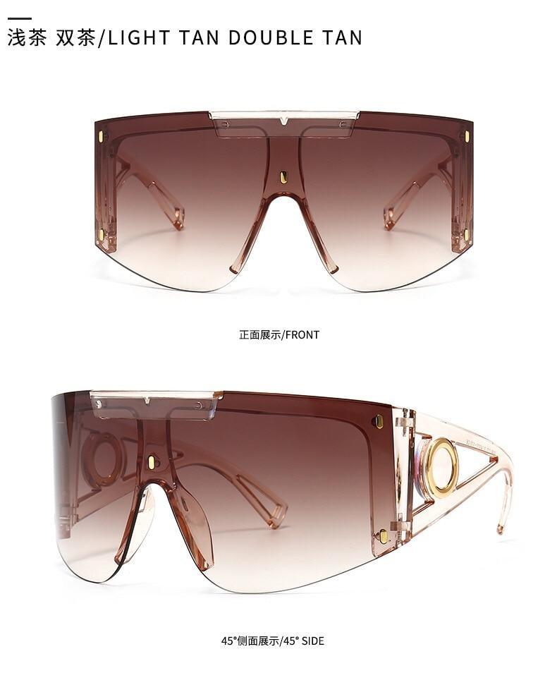 Lunettes de soleil polarisées pour port sur lunettes de vue, avec protection UV 100 %, design classique, grande taille, pour hommes et femmes, avec protection contre le vent et le sable, lunettes connectées pour hommes et femmes