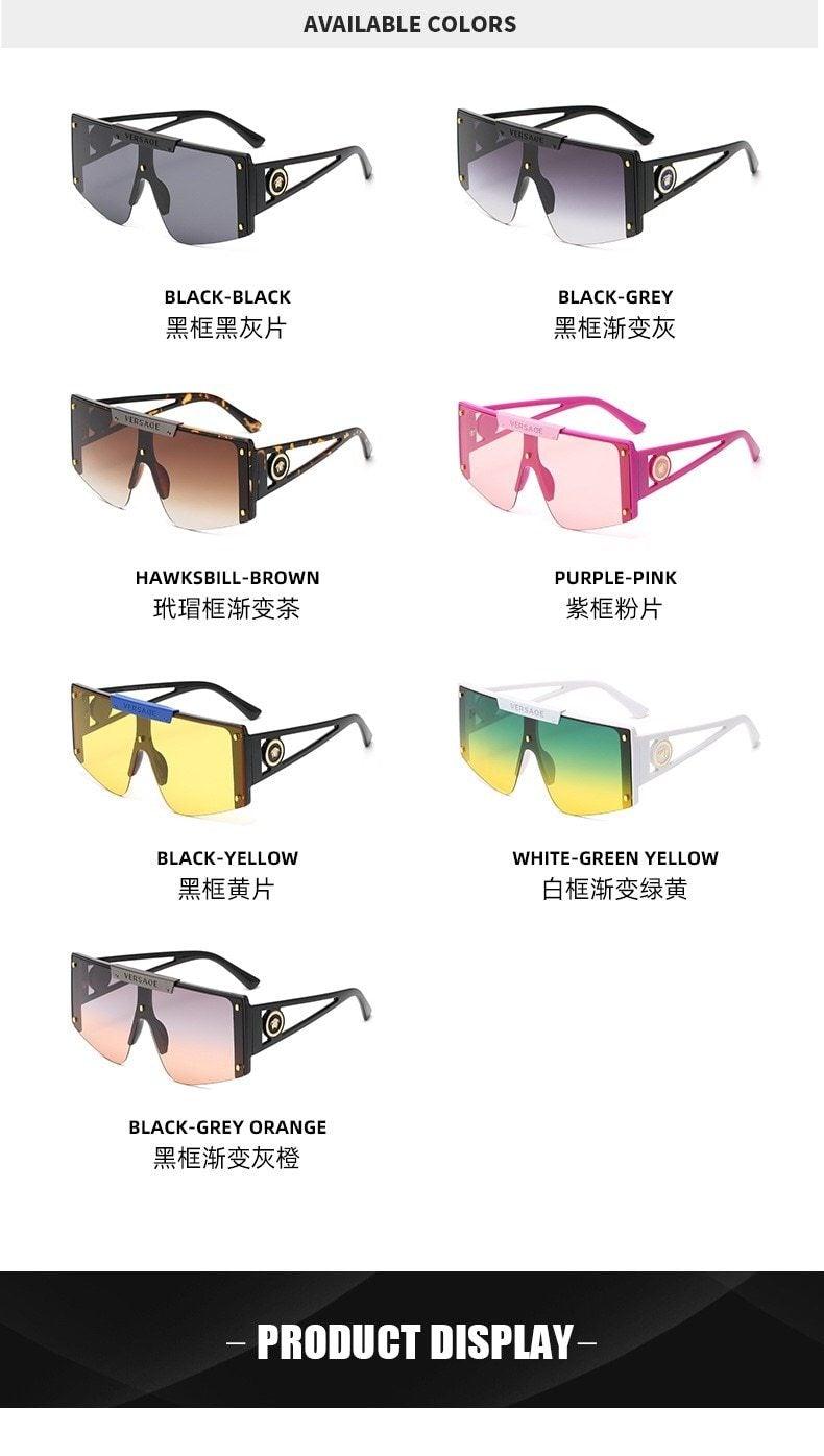 Lunettes de soleil polarisées pour port sur lunettes de vue, avec protection UV 100 %, design classique, grande taille, pour hommes et femmes, avec protection contre le vent et le sable, lunettes connectées pour hommes et femmes