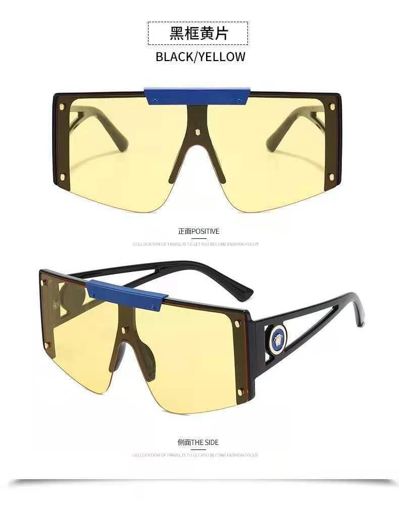 Lunettes de soleil polarisées pour port sur lunettes de vue, avec protection UV 100 %, design classique, grande taille, pour hommes et femmes, avec protection contre le vent et le sable, lunettes connectées pour hommes et femmes