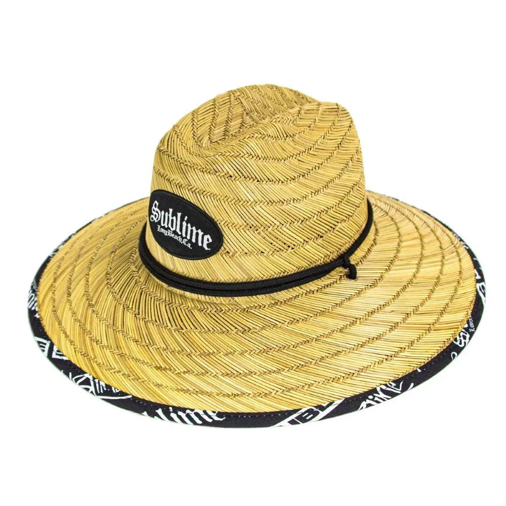 Peter Grimm Sublime Pool Shark Lifeguard - Chapeau de sauvetage en paille de seigle