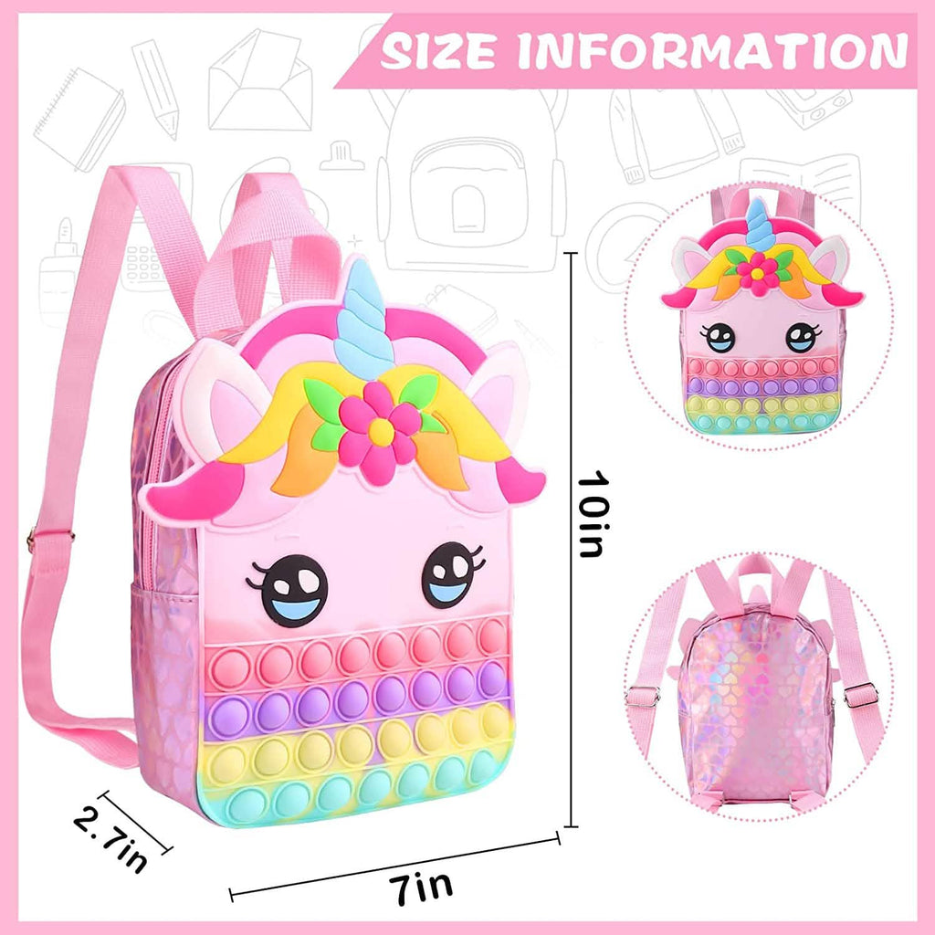 Sac à dos Fidget Pop Licorne