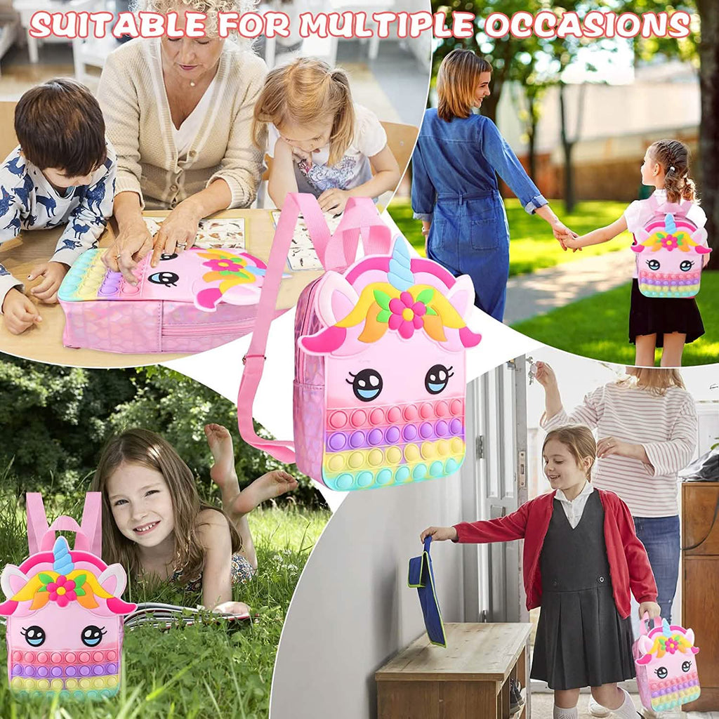 Sac à dos Fidget Pop Licorne