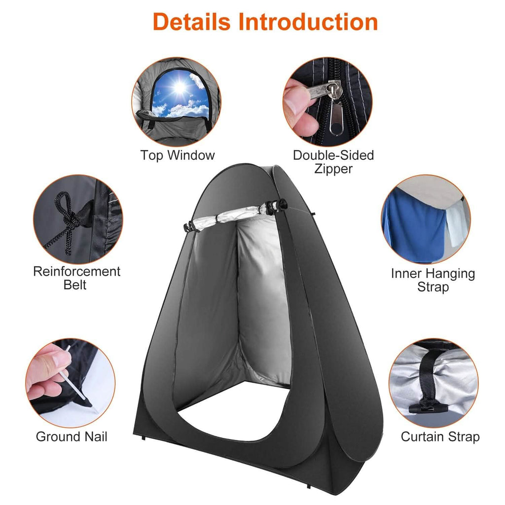 Tente pliante d'intimité Pop Up avec sac de transport