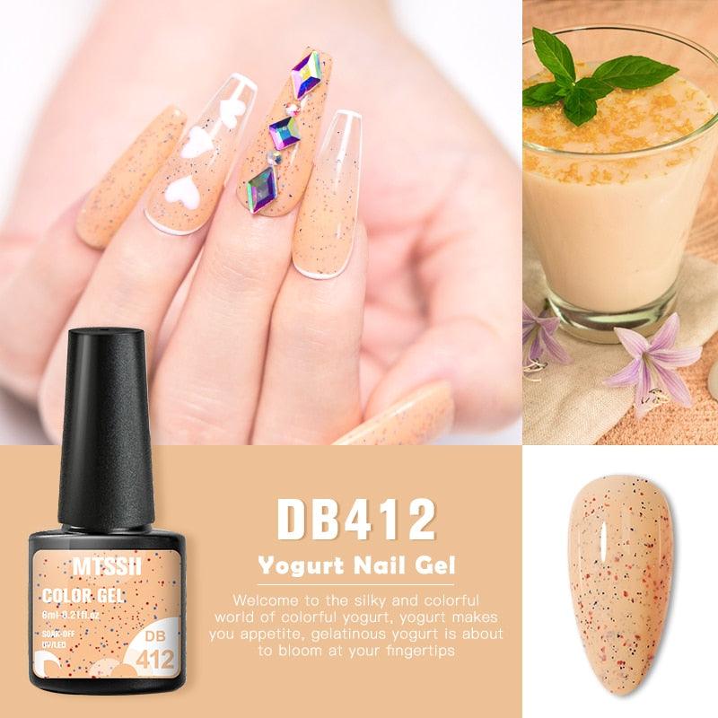 TENDANCE Populaire Luxe Intéressant Gel Ongles Vernis à Ongles Permanent Gel Coquille d'Œuf Gel Vernis à Ongles Design Luxe Coquille d'Œuf Pour Femmes et Filles