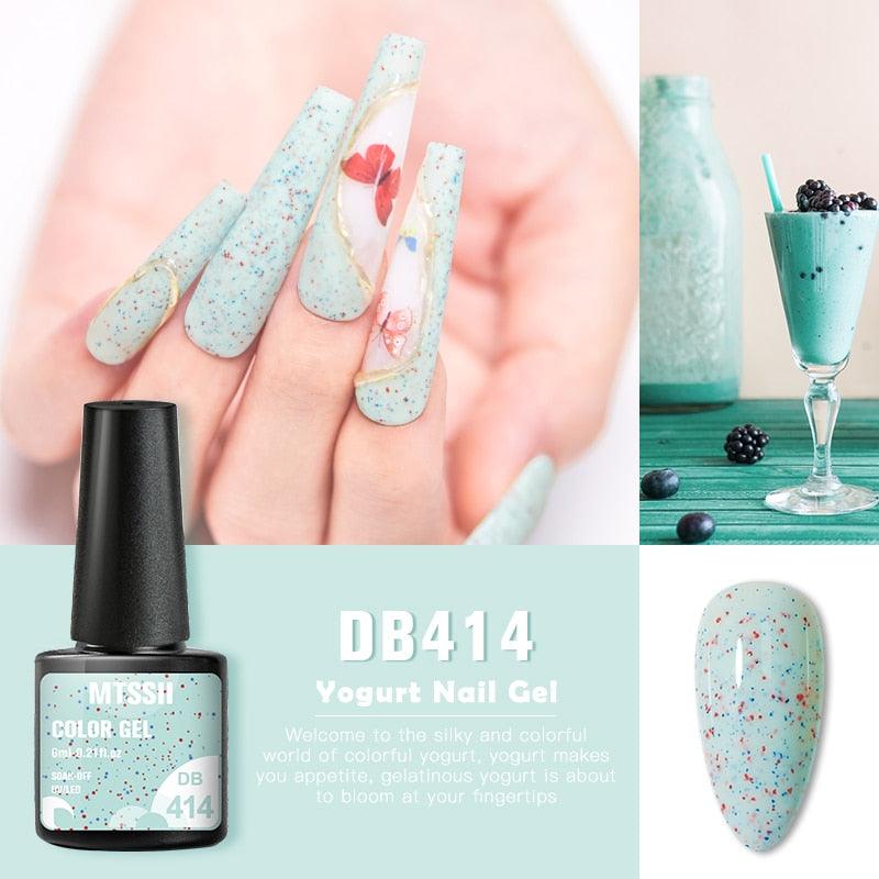 TENDANCE Populaire Luxe Intéressant Gel Ongles Vernis à Ongles Permanent Gel Coquille d'Œuf Gel Vernis à Ongles Design Luxe Coquille d'Œuf Pour Femmes et Filles