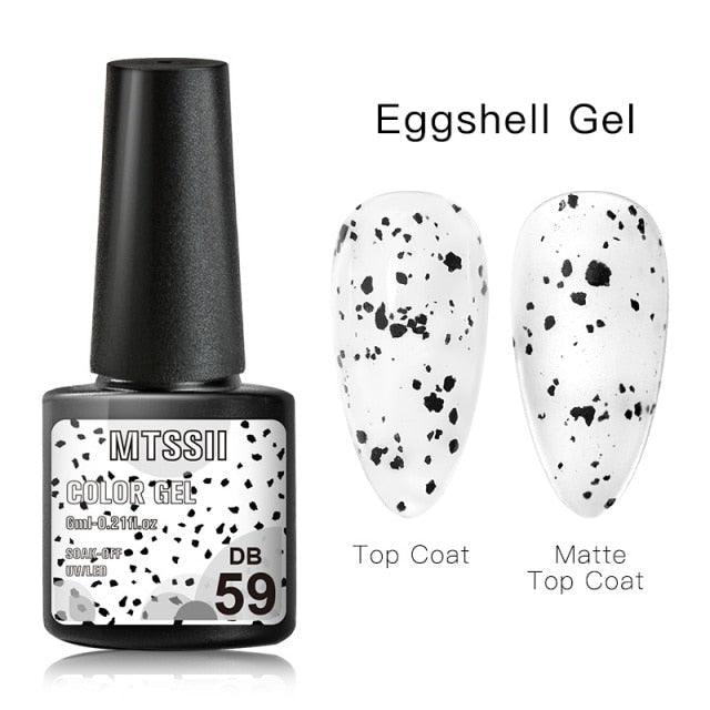 TENDANCE Populaire Luxe Intéressant Gel Ongles Vernis à Ongles Permanent Gel Coquille d'Œuf Gel Vernis à Ongles Design Luxe Coquille d'Œuf Pour Femmes et Filles
