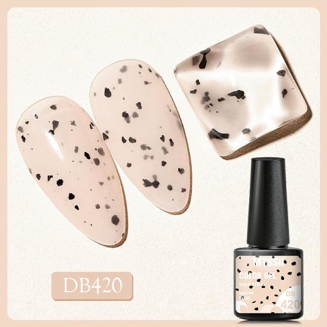 TENDANCE Populaire Luxe Intéressant Gel Ongles Vernis à Ongles Permanent Gel Coquille d'Œuf Gel Vernis à Ongles Design Luxe Coquille d'Œuf Pour Femmes et Filles