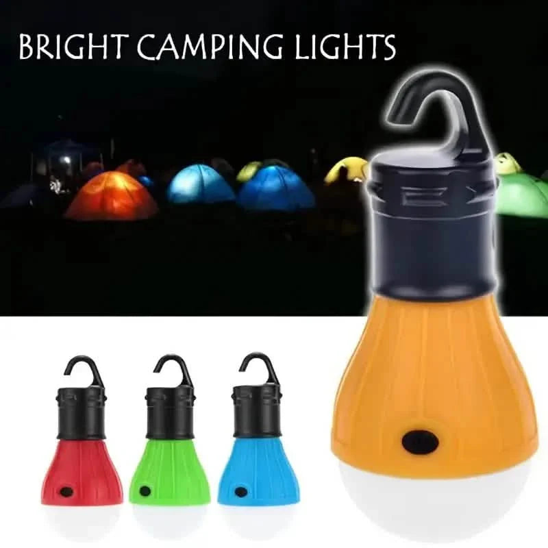 Lampes suspendues portables d'extérieur à 3 LED avec crochet