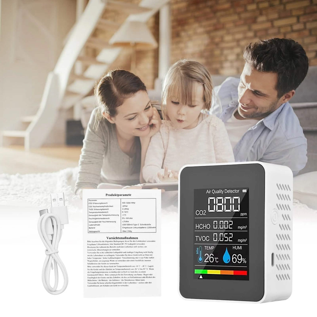 Moniteur de Qualité de l'Air Portable