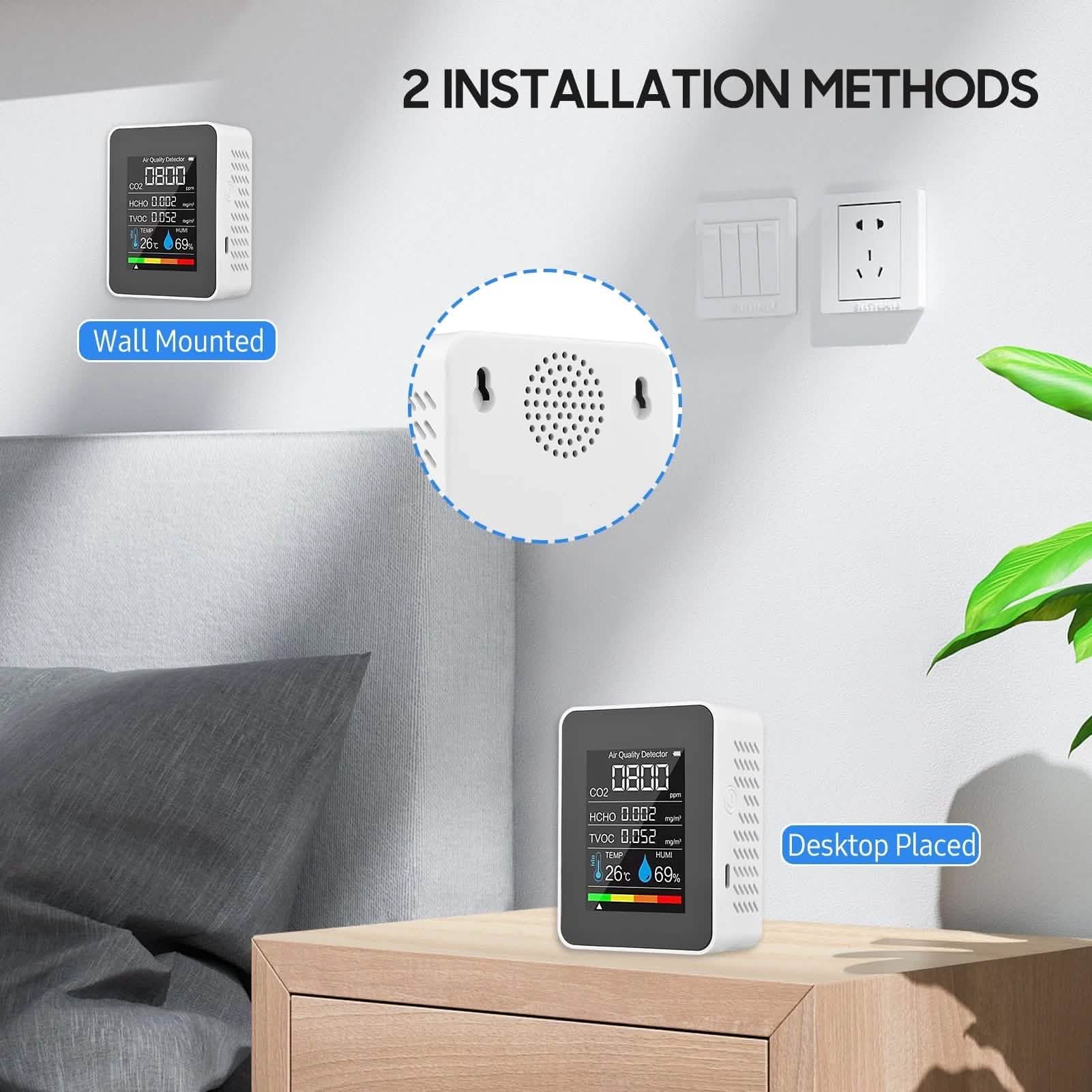 Moniteur de Qualité de l'Air Portable