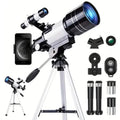 Télescope astronomique portable 150X, télescope monoculaire avec trépied, ouverture de 70 mm