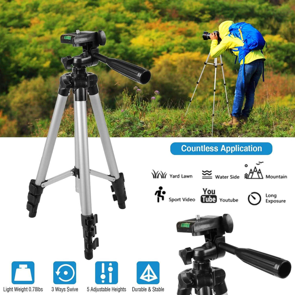 Trépied portable pour appareil photo 45" ajustable
