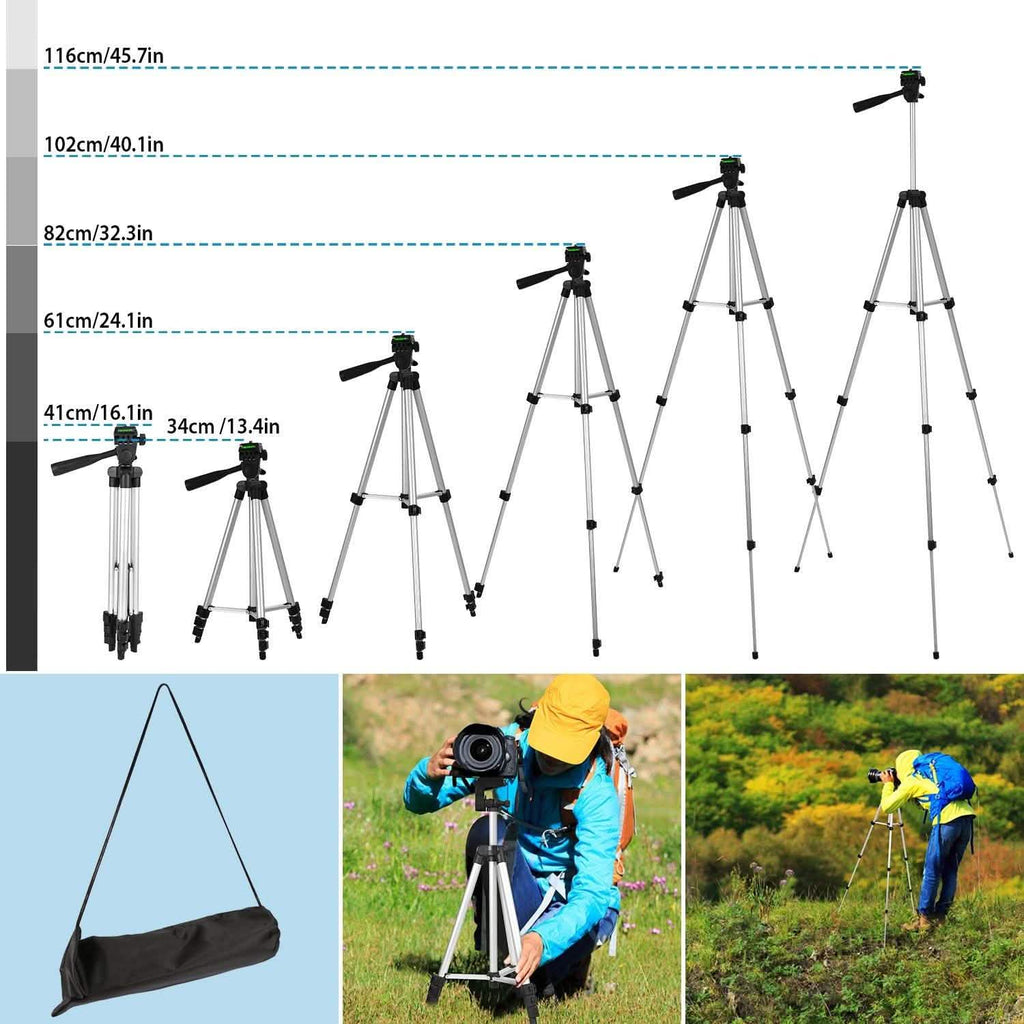 Trépied portable pour appareil photo 45" ajustable