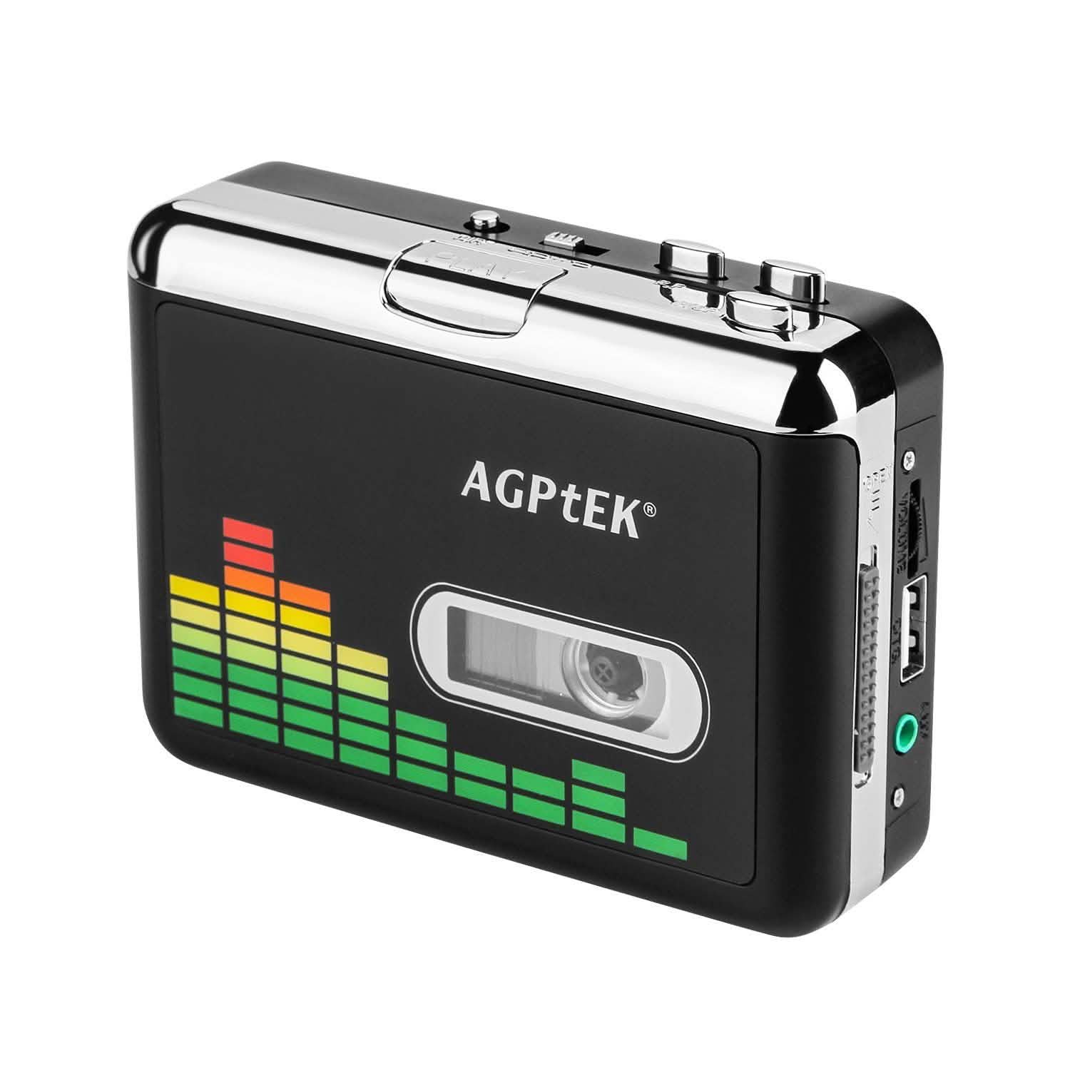Lecteur de musique audio à cassette portable Enregistreur de cassettes avec convertisseur de cassette vers MP3