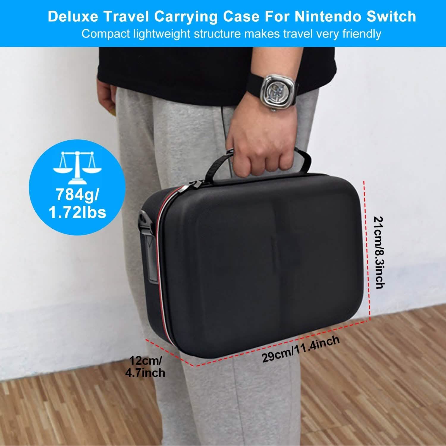 Housse de transport de luxe portable pour Nintendo Switch