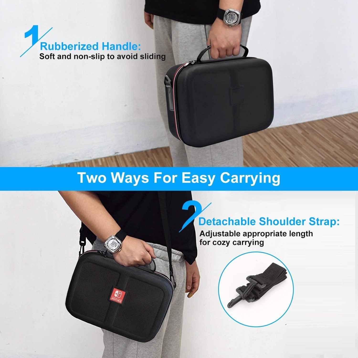 Housse de transport de luxe portable pour Nintendo Switch