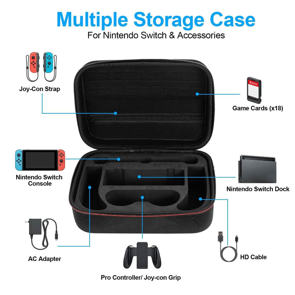 Housse de transport de luxe portable pour Nintendo Switch