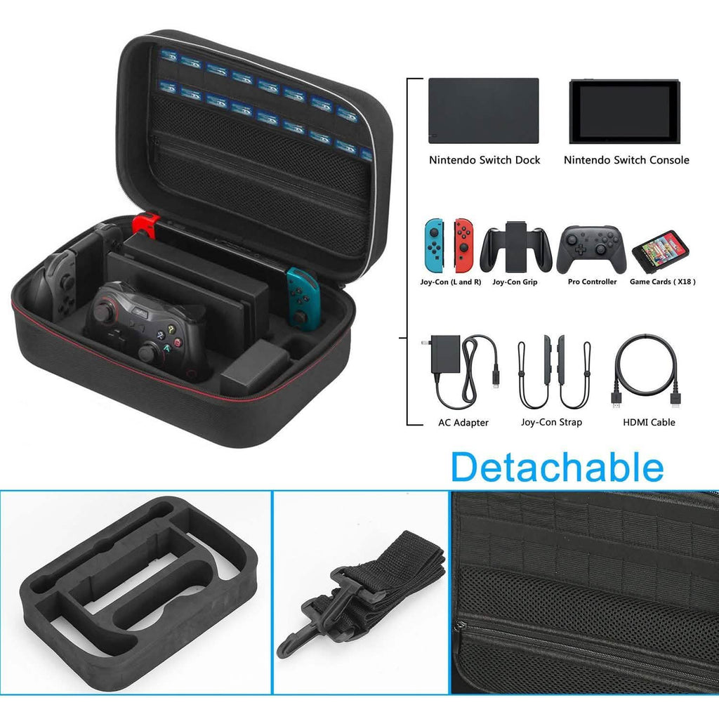 Housse de transport de luxe portable pour Nintendo Switch