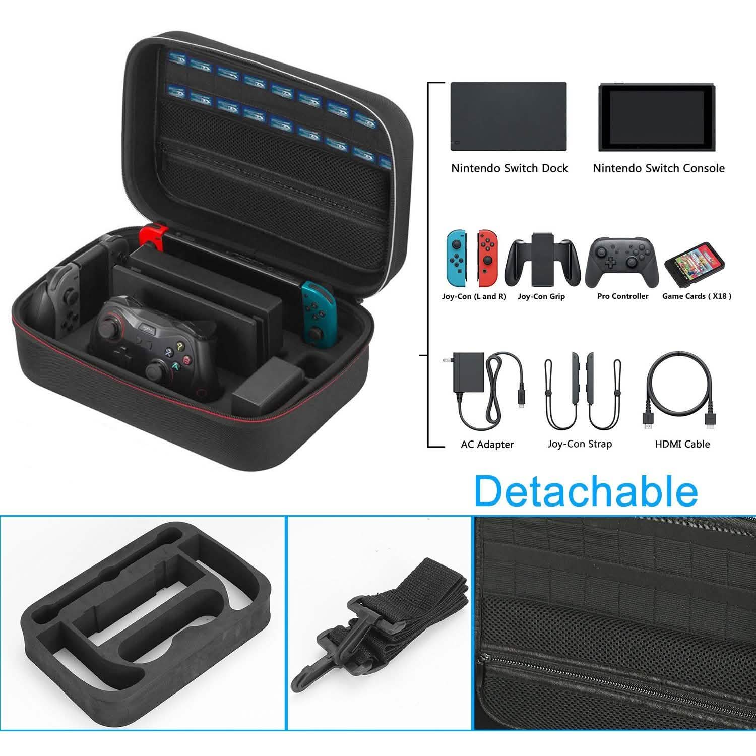 Housse de transport de luxe portable pour Nintendo Switch
