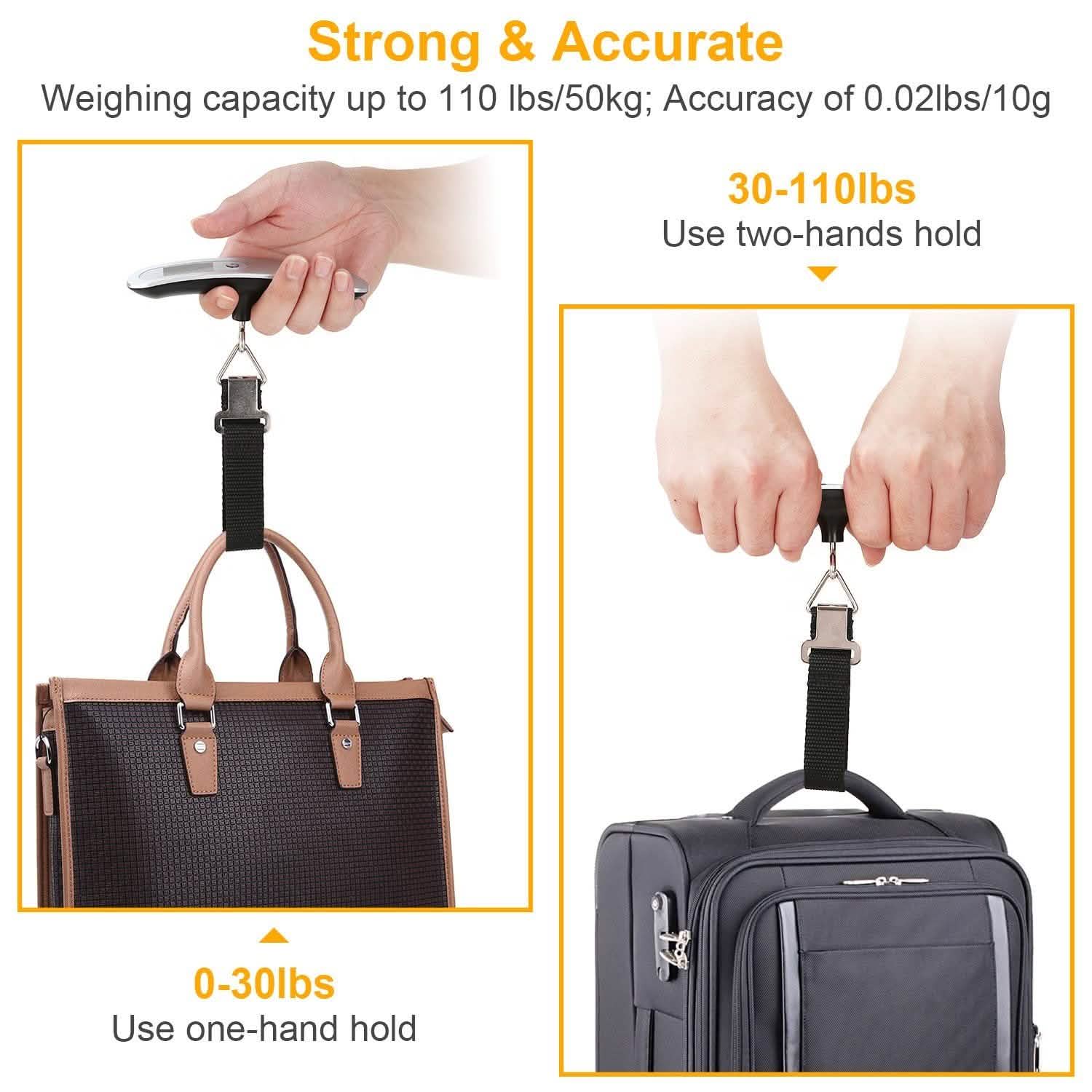 Pèse-bagage numérique portable