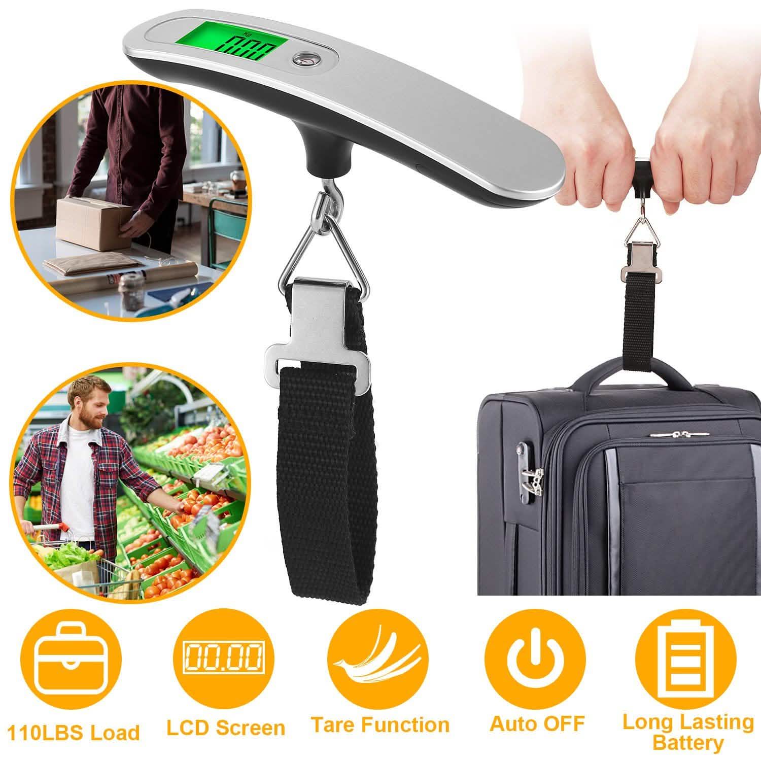 Pèse-bagage numérique portable