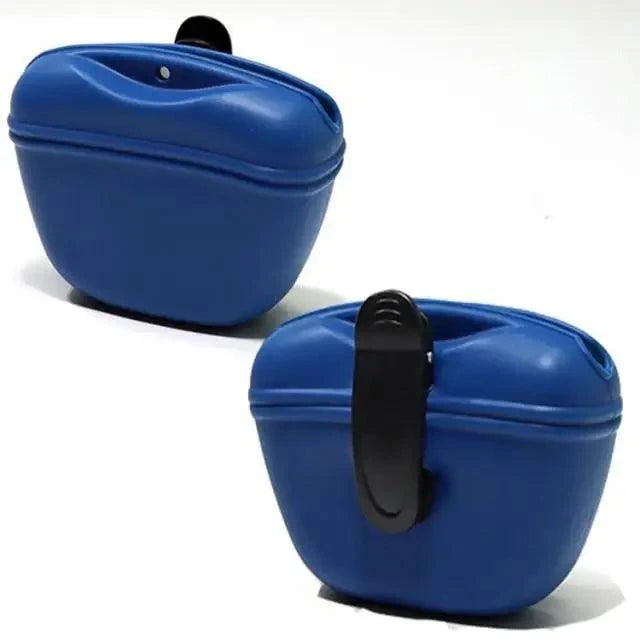 Pochette portable pour friandises de dressage pour chiens, avec clip solide, pochette de rangement pour nourriture d'extérieur, sacs banane pour animaux de compagnie