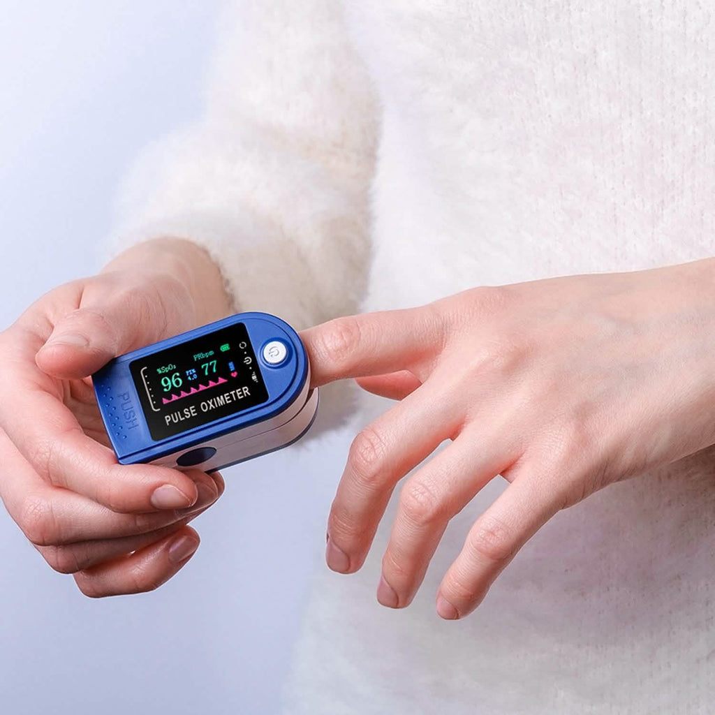 Moniteur portable de glycémie et oxymètre de pouls au doigt