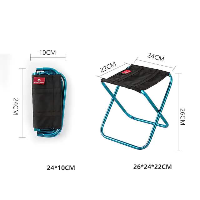 Banc de camping pliable portable