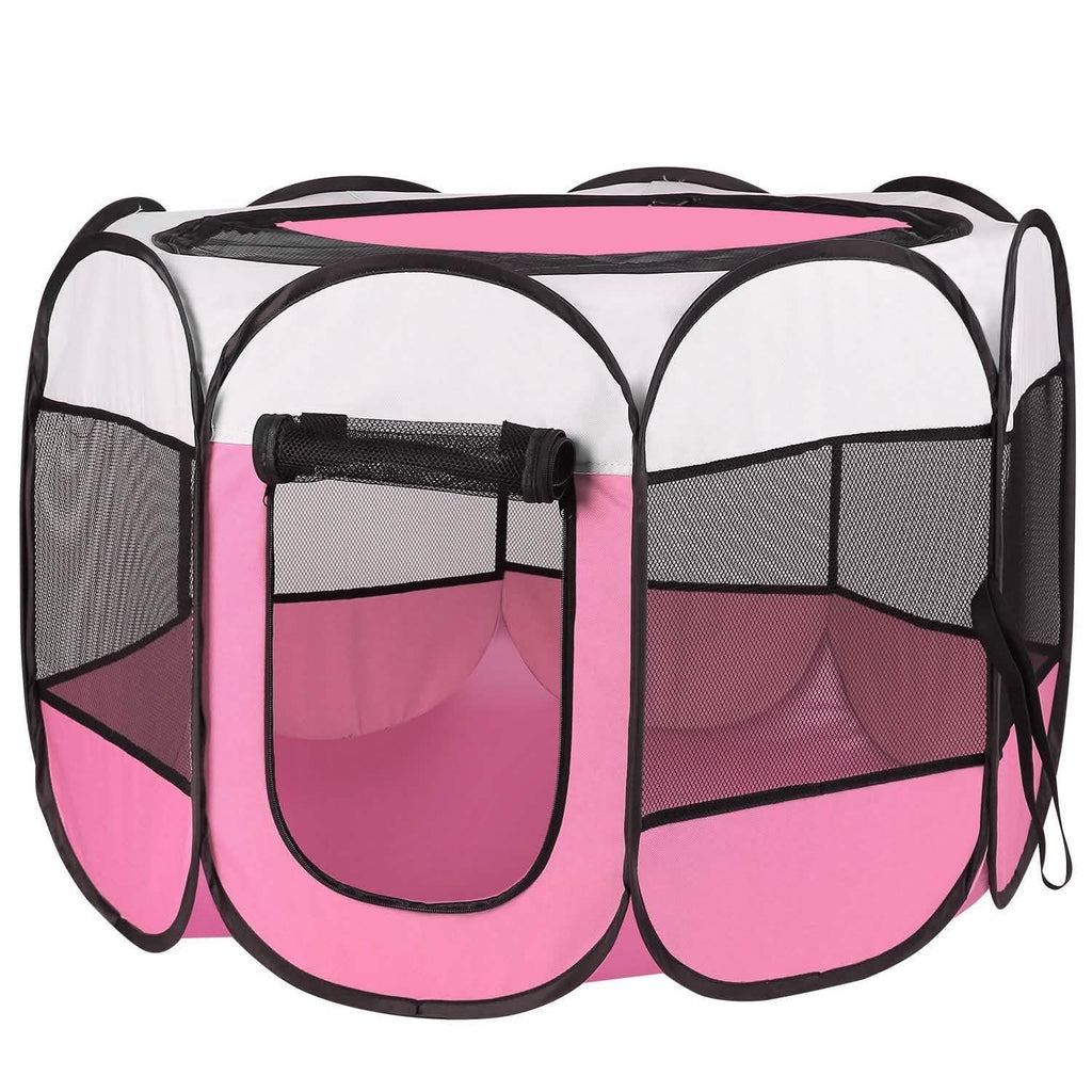 Parc pour animaux de compagnie pliable et portable pour chiens, chats et autres animaux