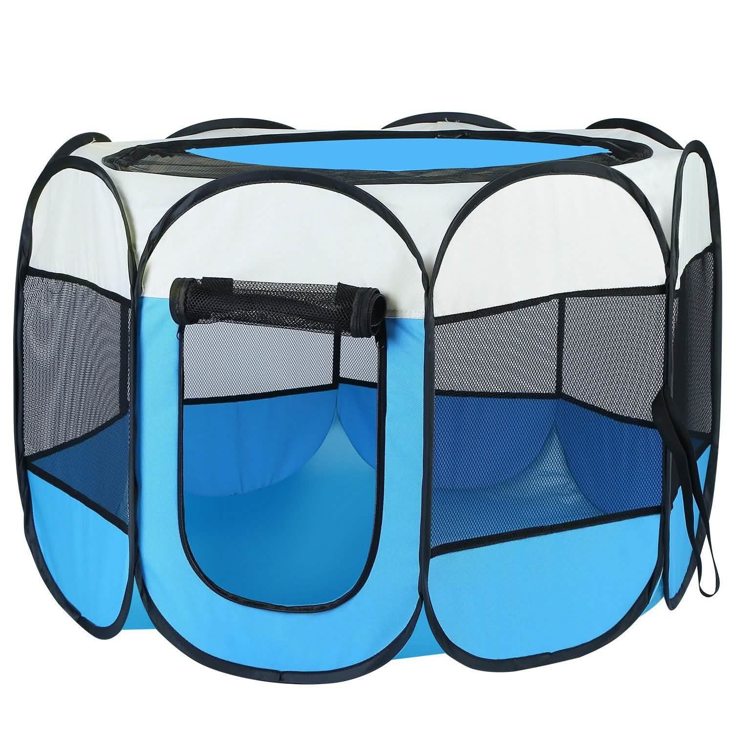 Parc pour animaux de compagnie pliable et portable pour chiens, chats et autres animaux