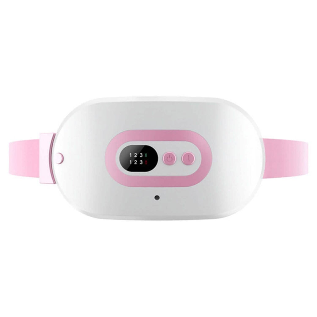 Plaque chauffante portable pour crampes, chauffe rapidement avec 3 niveaux de chaleur et 3 modes de massage